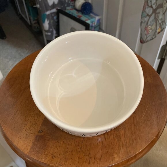 Rae Dunn CHOW DOWN Pet Bowl - 6" Wide - Picture 2 of 3